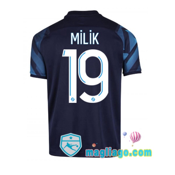 Magliago - Passione Maglie Thai Affidabili Basso Costo Online Shop | Maglia Marsiglia OM (MILIK 19) Seconda 2021/2022