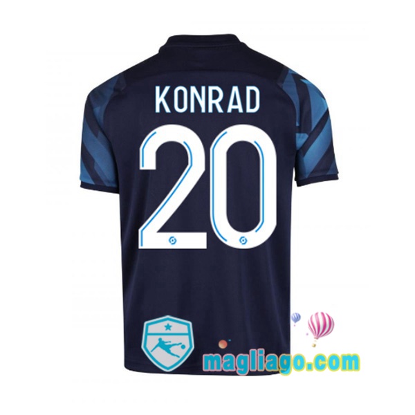 Magliago - Passione Maglie Thai Affidabili Basso Costo Online Shop | Maglia Marsiglia OM (KONRAD 20) Seconda 2021/2022