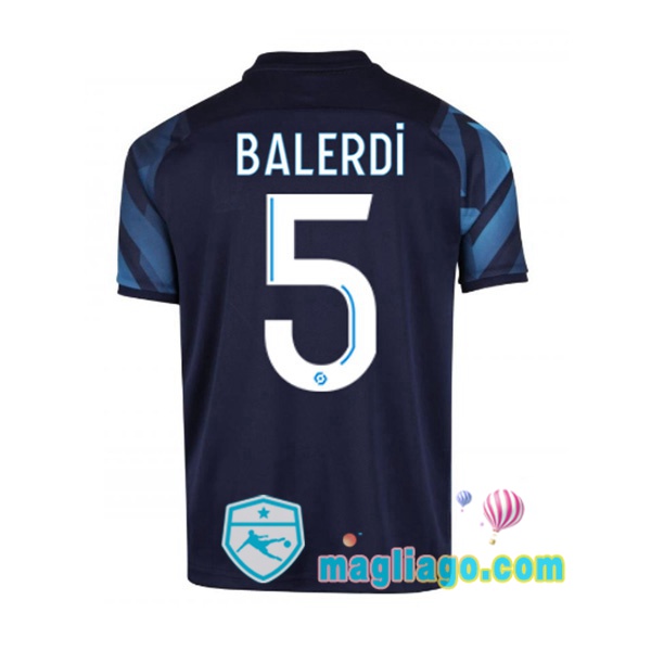 Magliago - Passione Maglie Thai Affidabili Basso Costo Online Shop | Maglia Marsiglia OM (BALERDI 5) Seconda 2021/2022