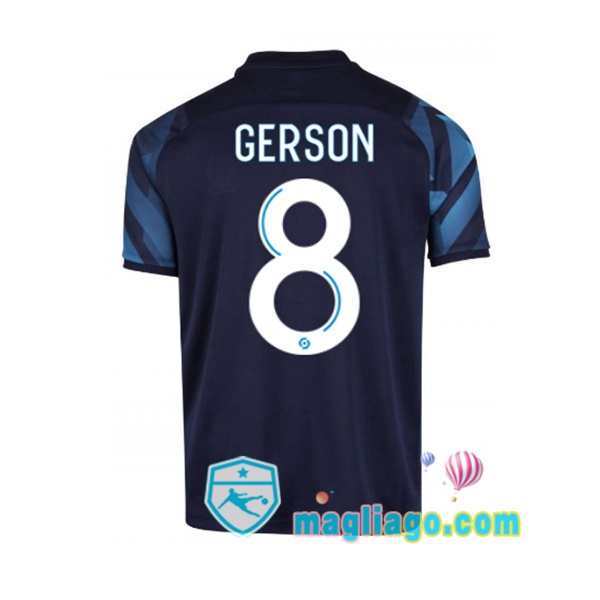 Magliago - Passione Maglie Thai Affidabili Basso Costo Online Shop | Maglia Marsiglia OM (GERSON 8) Seconda 2021/2022