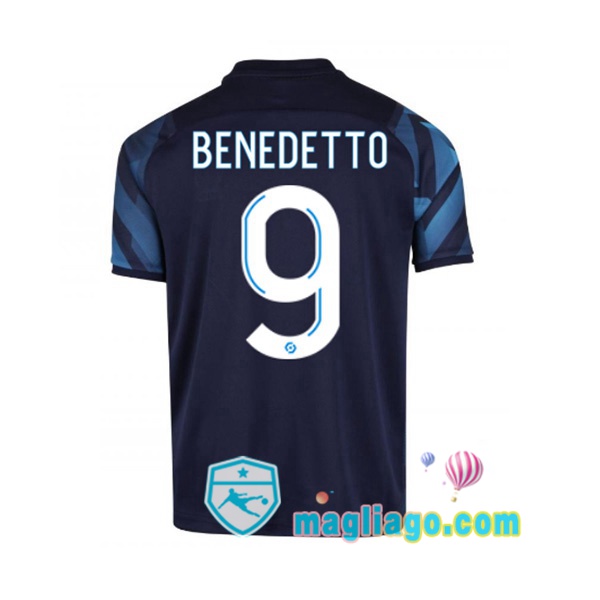 Magliago - Passione Maglie Thai Affidabili Basso Costo Online Shop | Maglia Marsiglia OM (BENEDETTO 9) Seconda 2021/2022