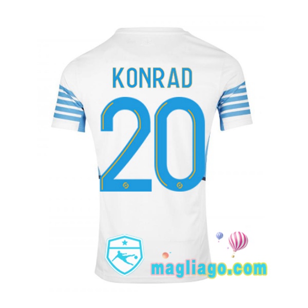 Magliago - Passione Maglie Thai Affidabili Basso Costo Online Shop | Maglia Marsiglia OM (KONRAD 20) Prima 2021/2022