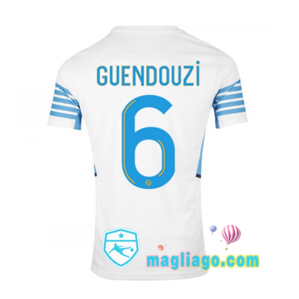 Magliago - Passione Maglie Thai Affidabili Basso Costo Online Shop | Maglia Marsiglia OM (GUENDOUZI 6) Prima 2021/2022