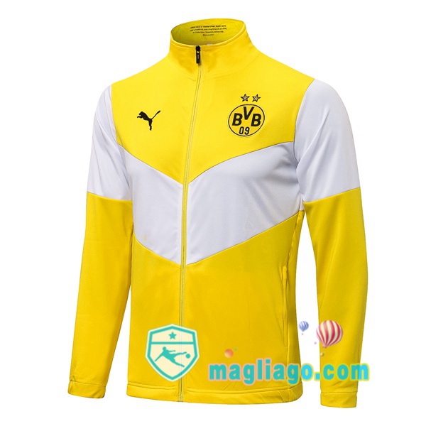 Magliago - Passione Maglie Thai Affidabili Basso Costo Online Shop | Giacca Calcio Dortmund BVB Giallo Bianco 2021/2022
