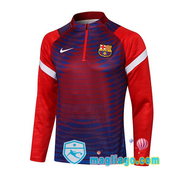 Magliago - Passione Maglie Thai Affidabili Basso Costo Online Shop | Felpa Calcio FC Barcellona Rosso Blu 2021/2022