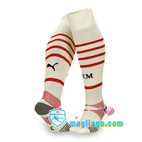 Magliago - Passione Maglie Thai Affidabili Basso Costo Online Shop | Calzettoni Da Calcio AC Milan Seconda 2021/2022