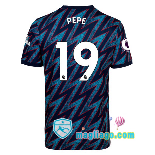 Magliago - Passione Maglie Thai Affidabili Basso Costo Online Shop | Maglia Arsenal (PEPE 19) Uomo Terza 2021/2022