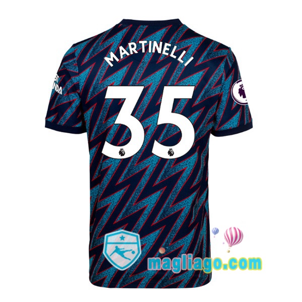 Magliago - Passione Maglie Thai Affidabili Basso Costo Online Shop | Maglia Arsenal (MARTINELLI 35) Uomo Terza 2021/2022
