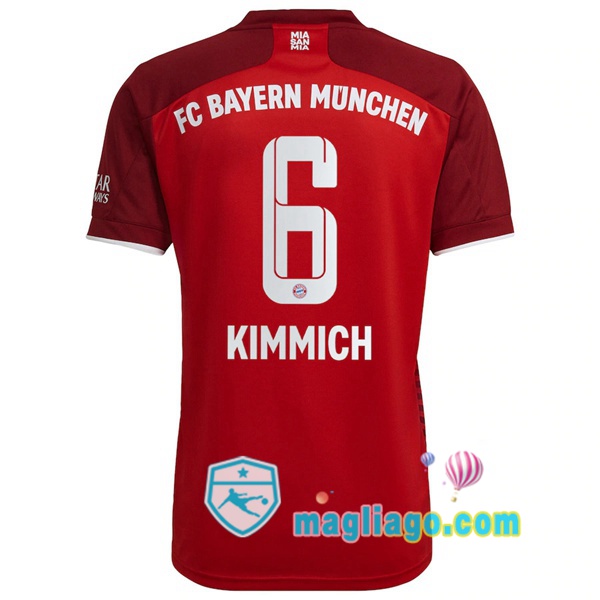 Magliago - Passione Maglie Thai Affidabili Basso Costo Online Shop | Maglia Bayern Monaco (Kimmich 6) Uomo Prima 2021/2022