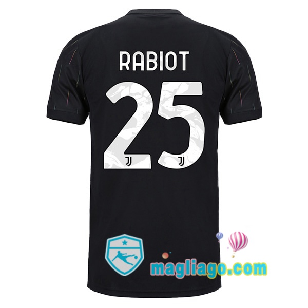Magliago - Passione Maglie Thai Affidabili Basso Costo Online Shop | Maglia Juventus (RABIOT 25) Uomo Seconda 2021/2022
