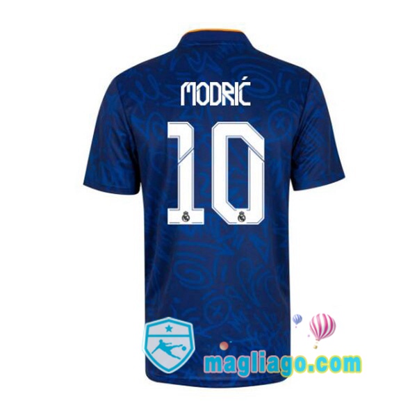 Magliago - Passione Maglie Thai Affidabili Basso Costo Online Shop | Maglia Real Madrid (Modrić 10) Uomo Seconda 2021/2022