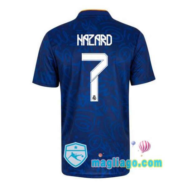 Magliago - Passione Maglie Thai Affidabili Basso Costo Online Shop | Maglia Real Madrid (Hazard 7) Uomo Seconda 2021/2022