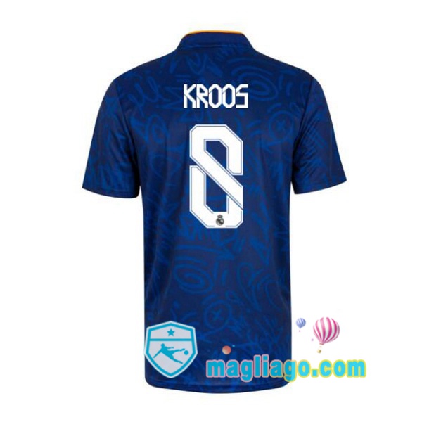Magliago - Passione Maglie Thai Affidabili Basso Costo Online Shop | Maglia Real Madrid (Kroos 8) Uomo Seconda 2021/2022