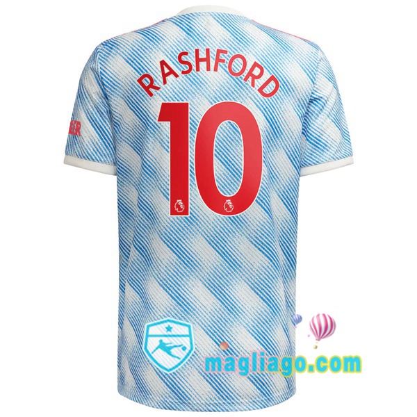Magliago - Passione Maglie Thai Affidabili Basso Costo Online Shop | Maglia Manchester United (Rashford 10) Uomo Seconda 2021/2022