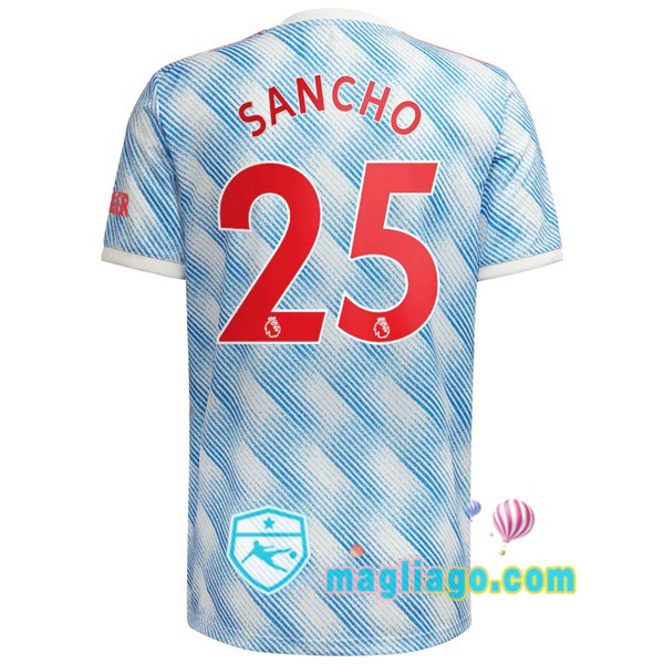 Magliago - Passione Maglie Thai Affidabili Basso Costo Online Shop | Maglia Manchester United (Sancho 25) Uomo Seconda 2021/2022