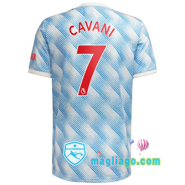 Magliago - Passione Maglie Thai Affidabili Basso Costo Online Shop | Maglia Manchester United (Cavani 7) Uomo Seconda 2021/2022