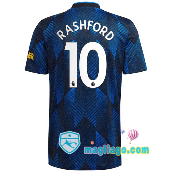 Magliago - Passione Maglie Thai Affidabili Basso Costo Online Shop | Maglia Manchester United (Rashford 10) Uomo Terza 2021/2022