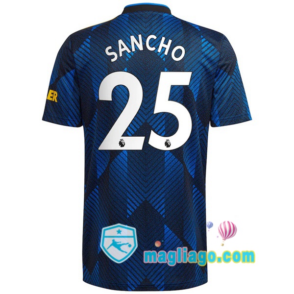 Magliago - Passione Maglie Thai Affidabili Basso Costo Online Shop | Maglia Manchester United (Sancho 25) Uomo Terza 2021/2022