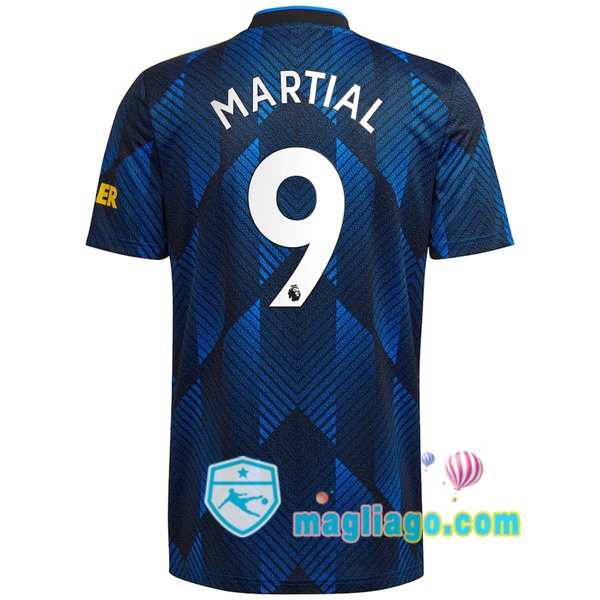 Magliago - Passione Maglie Thai Affidabili Basso Costo Online Shop | Maglia Manchester United (Martial 9) Uomo Terza 2021/2022