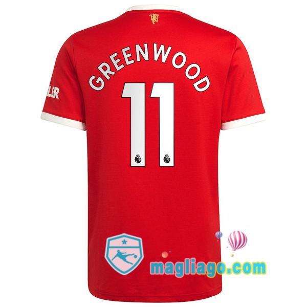 Magliago - Passione Maglie Thai Affidabili Basso Costo Online Shop | Maglia Manchester United (Greenwood 11) Uomo Prima 2021/2022