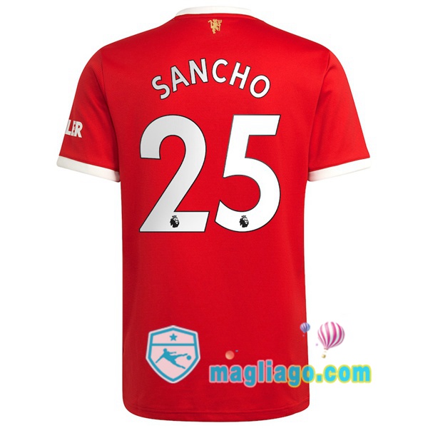 Magliago - Passione Maglie Thai Affidabili Basso Costo Online Shop | Maglia Manchester United (Sancho 25) Uomo Prima 2021/2022