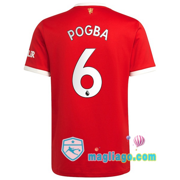 Magliago - Passione Maglie Thai Affidabili Basso Costo Online Shop | Maglia Manchester United (Pogba 6) Uomo Prima 2021/2022