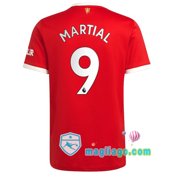 Magliago - Passione Maglie Thai Affidabili Basso Costo Online Shop | Maglia Manchester United (Martial 9) Uomo Prima 2021/2022
