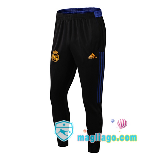 Magliago - Passione Maglie Thai Affidabili Basso Costo Online Shop | Pantaloni Da Allenamento Real Madrid Nero 2021/2022