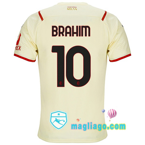 Magliago - Passione Maglie Thai Affidabili Basso Costo Online Shop | Maglia AC Milan (BRAHIM 10) Uomo Seconda 2021/2022