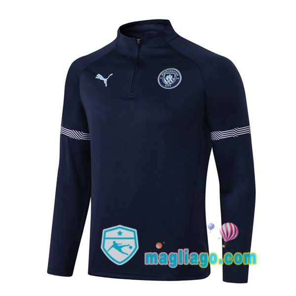 Magliago - Passione Maglie Thai Affidabili Basso Costo Online Shop | Felpa Calcio Manchester City Blu Royal 2021/2022