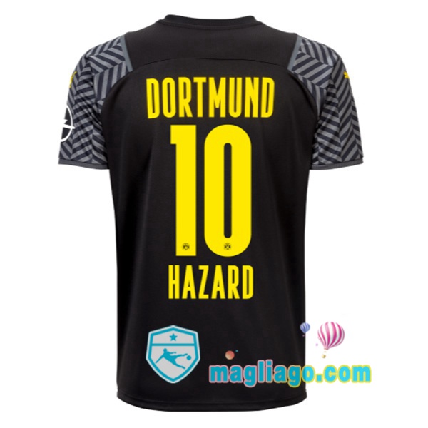 Magliago - Passione Maglie Thai Affidabili Basso Costo Online Shop | Maglia Dortmund BVB (Hazard 10) Uomo Seconda 2021/2022