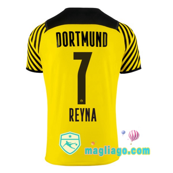 Magliago - Passione Maglie Thai Affidabili Basso Costo Online Shop | Maglia Dortmund BVB (Reyna 7) Uomo Prima 2021/2022