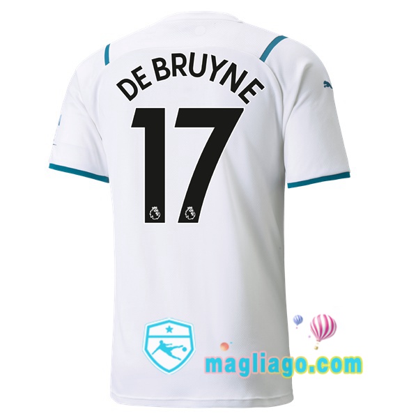 Magliago - Passione Maglie Thai Affidabili Basso Costo Online Shop | Maglia Manchester City (DE BRUYNE 17) Uomo Seconda 2021/2022
