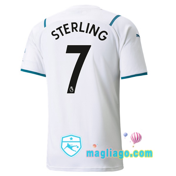 Magliago - Passione Maglie Thai Affidabili Basso Costo Online Shop | Maglia Manchester City (STERLING 7) Uomo Seconda 2021/2022