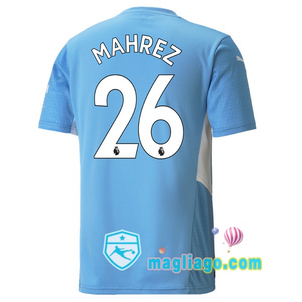 Magliago - Passione Maglie Thai Affidabili Basso Costo Online Shop | Maglia Manchester City (MAHREZ 26) Uomo Prima 2021/2022
