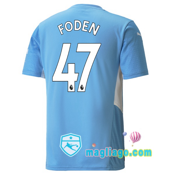 Magliago - Passione Maglie Thai Affidabili Basso Costo Online Shop | Maglia Manchester City (FODEN 47) Uomo Prima 2021/2022