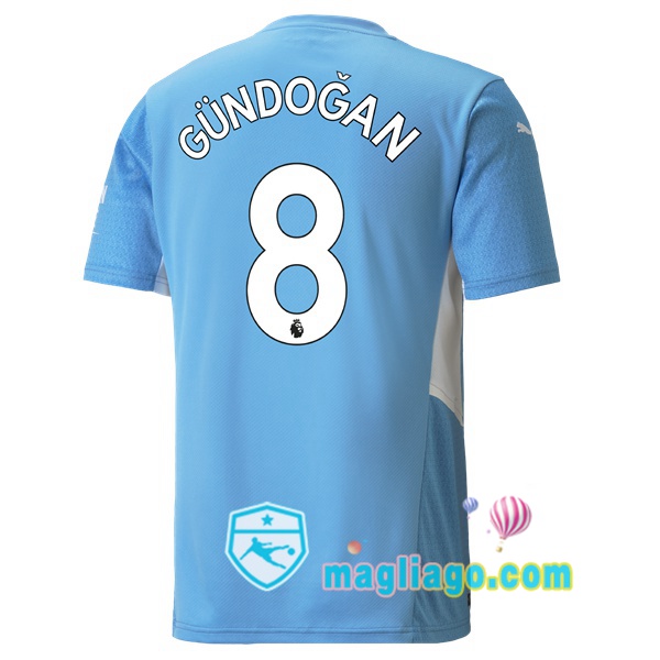 Magliago - Passione Maglie Thai Affidabili Basso Costo Online Shop | Maglia Manchester City (GÜNDOĞAN 8) Uomo Prima 2021/2022