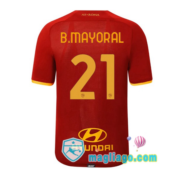 Magliago - Passione Maglie Thai Affidabili Basso Costo Online Shop | Maglia AS Roma (B.MAYORAL 21) Uomo Prima 2021/2022