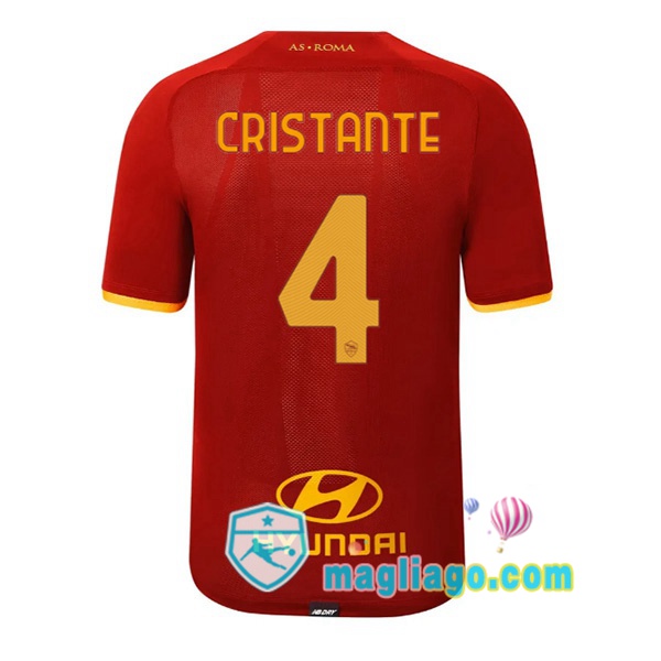 Magliago - Passione Maglie Thai Affidabili Basso Costo Online Shop | Maglia AS Roma (CRISTANTE 4) Uomo Prima 2021/2022