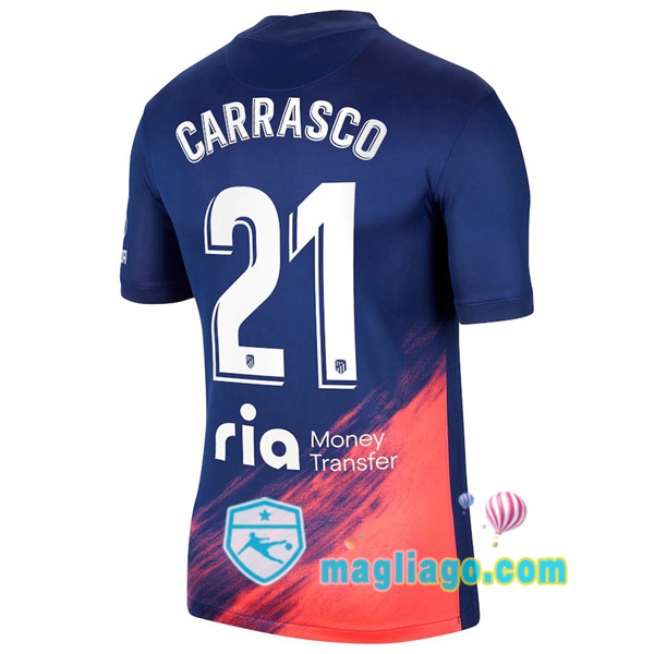 Magliago - Passione Maglie Thai Affidabili Basso Costo Online Shop | Maglia Atletico Madrid (Carrasco 21) Uomo Seconda 2021/2022