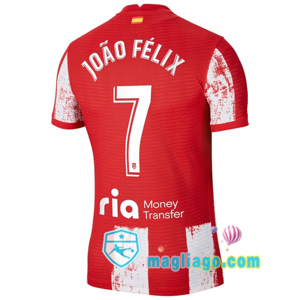 Magliago - Passione Maglie Thai Affidabili Basso Costo Online Shop | Maglia Atletico Madrid (João Félix 7) Uomo Prima 2021/2022