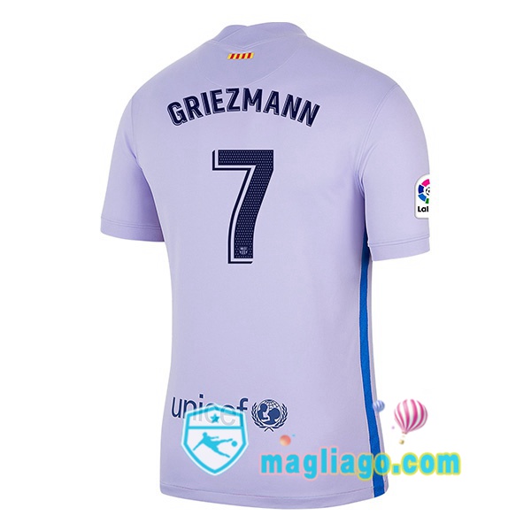 Magliago - Passione Maglie Thai Affidabili Basso Costo Online Shop | Maglia FC Barcellona (GRIEZMANN 7) Bambino Uomo Seconda 2021/2022