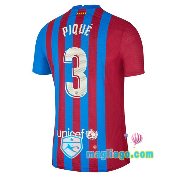 Magliago - Passione Maglie Thai Affidabili Basso Costo Online Shop | Maglia FC Barcellona (PIQUÉ 3) Uomo Prima 2021/2022