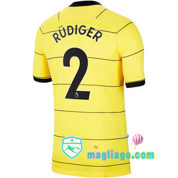 Magliago - Passione Maglie Thai Affidabili Basso Costo Online Shop | Maglia FC Chelsea (RÜDIGER 2) Uomo Seconda 2021/2022