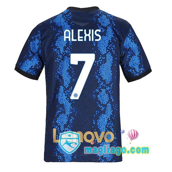 Magliago - Passione Maglie Thai Affidabili Basso Costo Online Shop | Maglia Inter Milan (ALEXIS 7) Uomo Prima 2021/2022