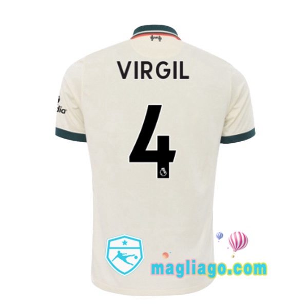 Magliago - Passione Maglie Thai Affidabili Basso Costo Online Shop | Maglia FC Liverpool (VIRGIL 4) Uomo Seconda 2021/2022