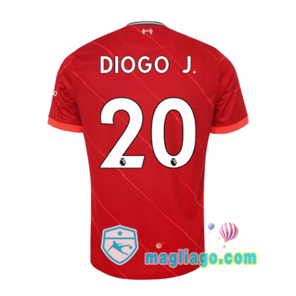 Magliago - Passione Maglie Thai Affidabili Basso Costo Online Shop | Maglia FC Liverpool (DIOGO J. 20) Uomo Prima 2021/2022