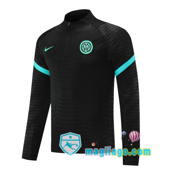 Magliago - Passione Maglie Thai Affidabili Basso Costo Online Shop | Felpa Calcio Inter Milan Nero 2021/2022