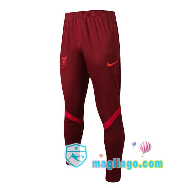 Magliago - Passione Maglie Thai Affidabili Basso Costo Online Shop | Pantaloni Da Allenamento FC Liverpool Rosso 2021/2022
