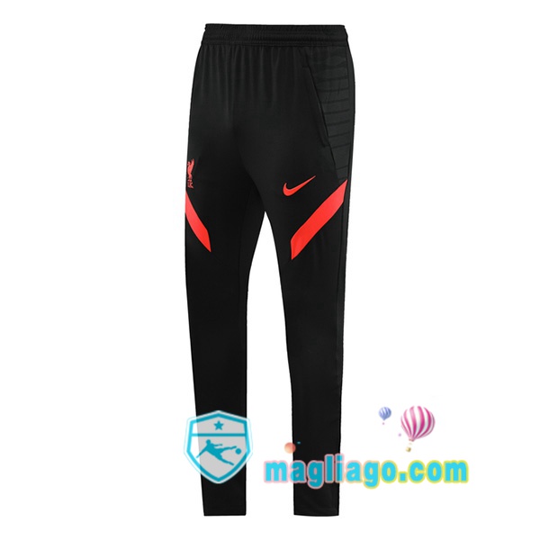 Magliago - Passione Maglie Thai Affidabili Basso Costo Online Shop | Pantaloni Da Allenamento FC Liverpool Nero 2021/2022